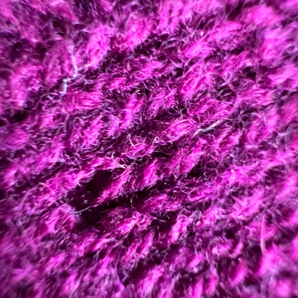 Lafayette 148 100% Cashmere Button Up Shawl Wrap in Magenta One Size - Picture 6 of 10